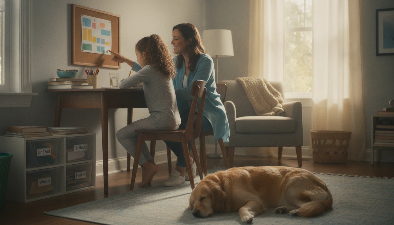 Simple After-School Homework Routine Kids Actually Follow